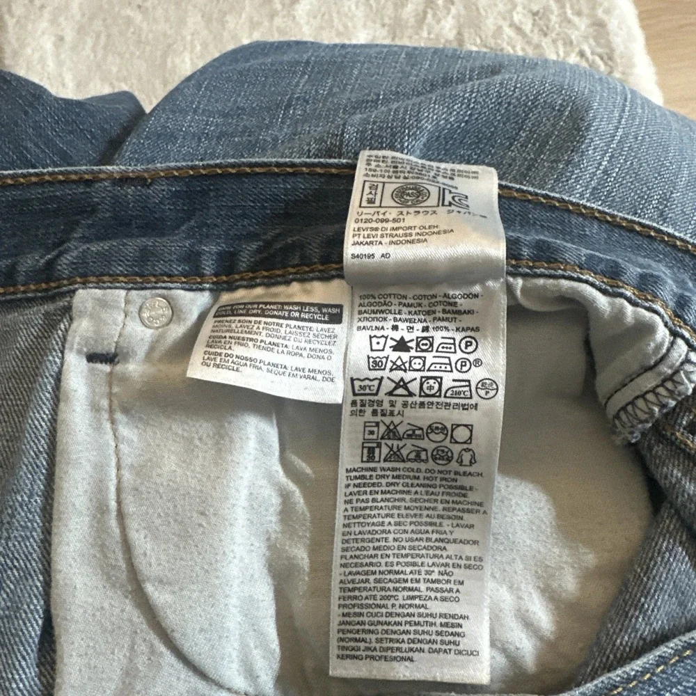 Levis 559 jeans mens 40X 32 relaxed straight pockets‎ 100% cotton